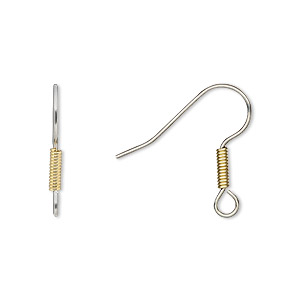 Gold Surgical Steel Earring Hooks Circle Earring Wire Steel