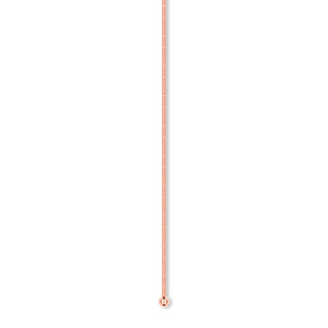 Head pin, copper, 2 inches with 1.5mm ball, 22 gauge. Sold per pkg of 100.