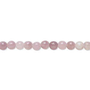 Bead, lilac stone (natural), 4mm round, C grade, Mohs hardness 6-1/2 to 7. Sold per 15-1/2&quot; to 16&quot; strand.