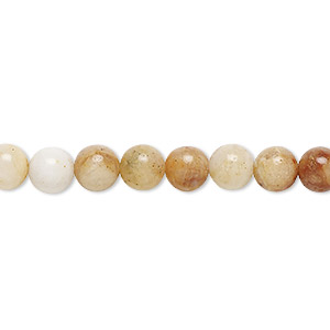 Bead, Morocco agate (natural), 6mm round, B grade, Mohs hardness 6-1/2 to 7. Sold per 15-1/2&quot; to 16&quot; strand.