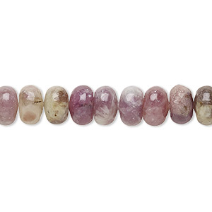 Bead, lilac stone (natural), 8x5mm rondelle, C grade, Mohs hardness 6-1/2 to 7. Sold per 15-1/2&quot; to 16&quot; strand.