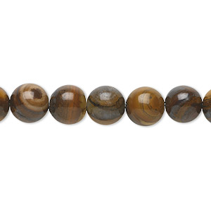 Bead, Jupiter jasper (natural), 8mm round, B grade, Mohs hardness 6-1/2 to 7. Sold per 15-1/2&quot; to 16&quot; strand.