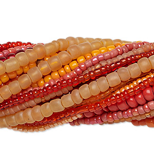 Seed Beads Glass Mixed Colors