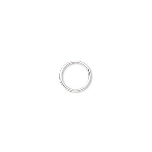 Jump ring, sterling silver-filled, 12.5mm soldered triangle, 11mm ...