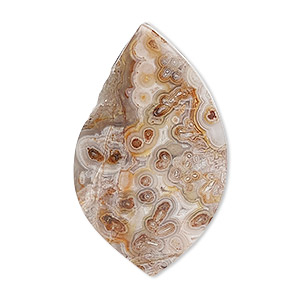 Focal, Laguna lace agate (natural), 27x24mm-42x28mm freeform, B grade, Mohs hardness 6-1/2 to 7. Sold individually.