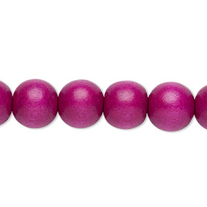 Bead, Taiwanese cheesewood (dyed / waxed), dark purple, 9-10mm round. Sold per pkg of (2) 15-1/2&quot; to 16&quot; strands.