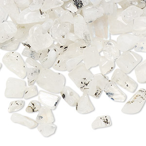 Inlay chip, rainbow moonstone (natural), small undrilled chip, Mohs hardness 6 to 6-1/2. Sold per 1-ounce pkg, approximately 140-180 chips.