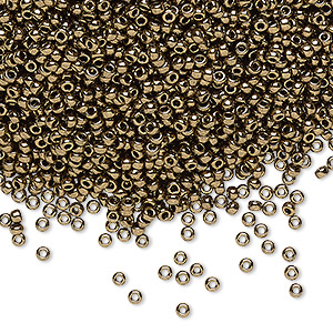 10 grams Miyuki Glass Seed Bead Size 8-457a Metallic Copper Seed Bead