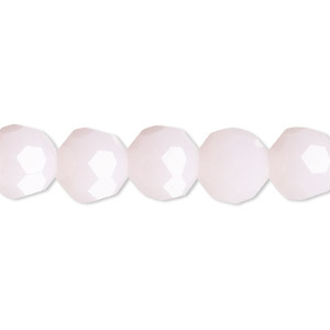 Bead, glass, translucent pastel pink, 10mm round with 0.6-0.8mm hole. Sold per 15-1/2&quot; to 16&quot; strand.