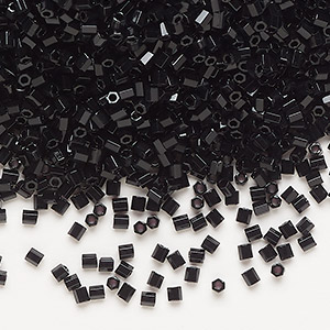 Miyuki Delica DB0004 Black Craft Beads (Size 11/0)
