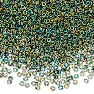 Spacer Beads Glass Greens