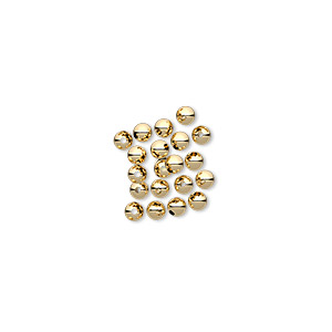 14 k Gold Filled Seamless Round  Beads 4 MM // Pkg. Of 20