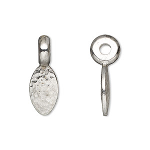 Beads Rhodium-plated Silver Colored