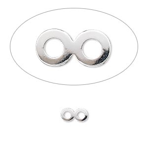 Spacer bar, silver-plated brass, 8x4mm 2-strand, fits up to 4mm bead. Sold per pkg of 500.