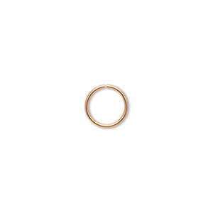 Jump ring, gold-plated brass, 9mm round, 7.5mm inside diameter, 20 ...