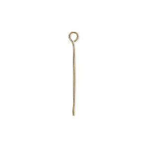 Eye Pins Gold Plated/Finished Gold Colored