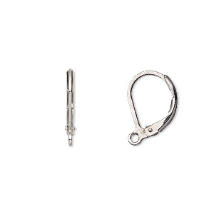Lever Back Tarnish Resistant 304-stainless Steel Earring Hooks 15x10mm  Curved Silver Color (10 Pieces) For Jewellery Making at Rs 195.00, ज्वेलरी  कॉम्पोनेन्ट - Aumni Source Retail Solutions Private Limited, Coimbatore