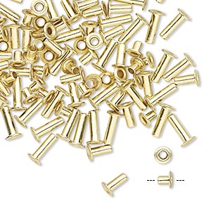 Eyelets Brass Gold Colored