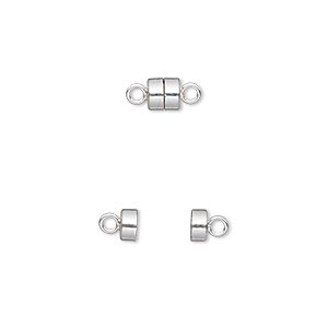 Silver Magnetic Clasps qty 1 Magnetic Clasps for Bracelets Magnetic Clasps  for Jewelry Design Fold Over Magnetic Clasp 1926 