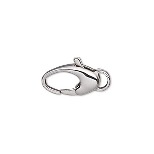 Lobster Claw Stainless Steel Silver Colored