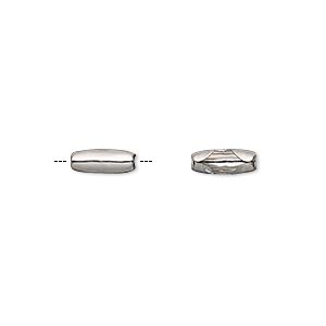 Ball chain connector, stainless steel, 9x3mm, fits 2.4mm ball chain. Sold per pkg of 10.