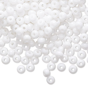 PRECIOSA Seed beads 8/0 N. 596 White