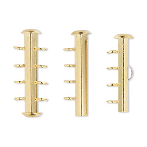Slide Lock Gold Plated/Finished Gold Colored