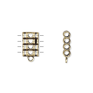 Spacer Beads Brass Gold Colored