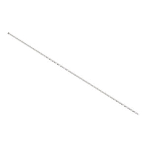 Hat pin, stainless steel, 8 inches, 19 gauge. Sold per pkg of 10.