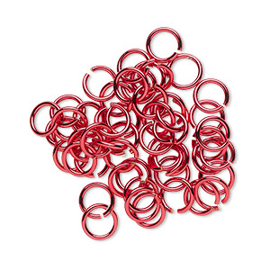 Open Jump Rings Brass and Brass-Plated Reds