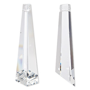 Suncatcher, Asfour Crystal, crystal clear, 61x14mm 6-sided graduated prism. Sold individually.