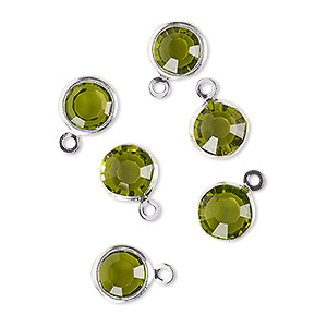 Drops Silver Plated/Finished Greens