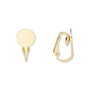 GOLD PLATED Earring Clips