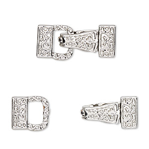 1 Magnetic Clasp Fold Over Magnetic Clasps Double Strand Silver