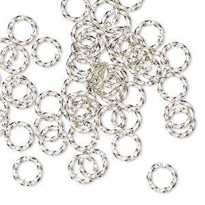 Open Jump Rings Nickel Silver Silver Colored
