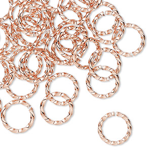 Open Jump Rings Copper Copper Colored