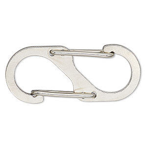 Key chain, imitation rhodium-finished steel and pewter (zinc-based  alloy), 3x1 inches with 31x18mm self-closing hook and 30mm split ring with  swivel. Sold individually. - Fire Mountain Gems and Beads