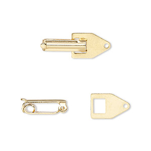Fold Over Clasps With Tie Bar End Caps. Double Fold Over Clasp, Jewelry  Clasps, Cord End Caps, Plated Brass Clasps, 4 Finishes. Fast Ship 