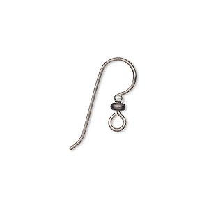 22mm Brown Niobium Angular Ear Wire #NFT017
