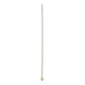Head pin, 14Kt gold-filled, 1-1/2 inches with 1.5mm ball, 22 gauge. Sold per pkg of 4.