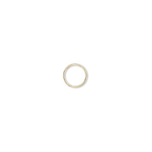 Soldered Closed Jump Rings Gold-Filled Gold Colored