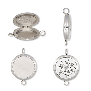 Pendants Stainless Steel Silver Colored