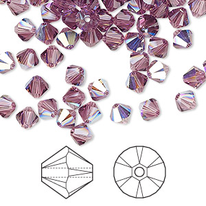 Beads Crystal Purples / Lavenders