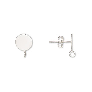 Fancy Sterling Silver Earring Posts Mountings - 4mm, 5mm, 6mm or 8mm –  Creating Unkamen