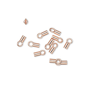 Crimp Ends Copper Plated/Finished Copper Colored