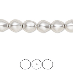 Imitation Pearls Crystal Greys
