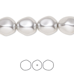 Imitation Pearls Crystal Greys