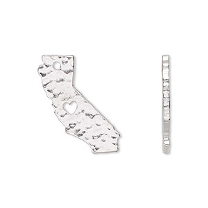 Charms Rhodium-plated Silver Colored