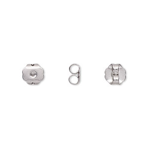 Earnuts Stainless Steel Silver Colored