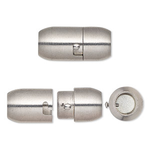 1237F 6mm Silver Plated Magnetic Barrel Clasps Silver Barrel Clasp 6mm  Silver Magnetic Clasp Super Strong Magnet Clasp 6 Clasps -  Hong Kong